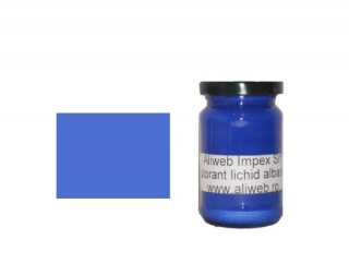 Colorant lichid albastru inchis