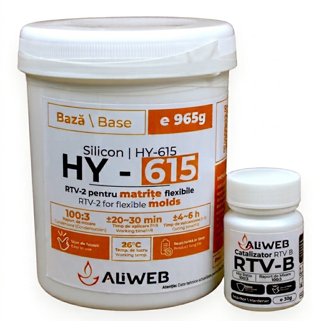 Aliweb silicon RTV-2 pentru matrite flexibile HY-615