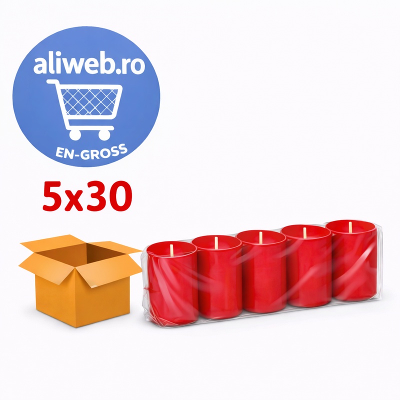 Candele funerare fără capac 5 buc/set