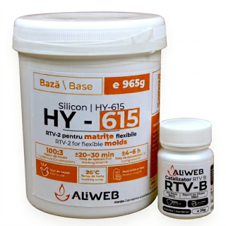 Aliweb silicon RTV-2 pentru matrite flexibile HY-615