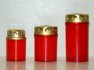Ambalaj din plastic pentru lumanari candele - mari