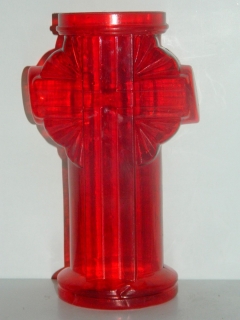 Ambalaj din plastic pentru lumanari candele mari in forma de cruce